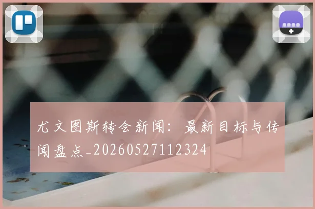 尤文图斯转会新闻：最新目标与传闻盘点_20260527112324